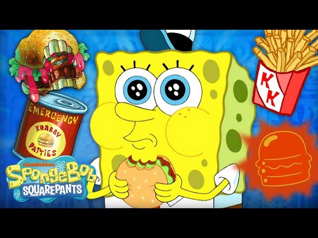 Tastiest Foods in Bikini Bottom  | 15 Minute Compilation | SpongeBob