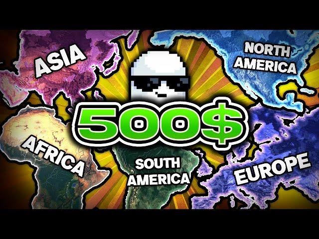 i made every continent go to war for $500