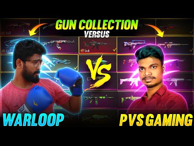  வாங்க வாத்தியாரே !!  WARLOOP vs PVS GAMING Tamilnadu Richest Gun Collection Versus Video