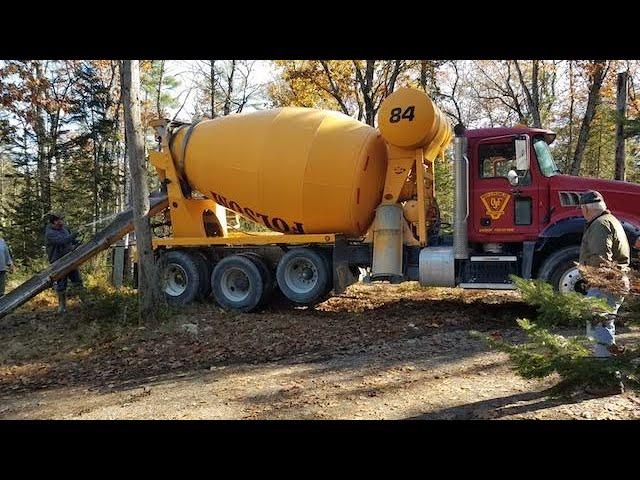 Concrete Pads For Clapboard Mill