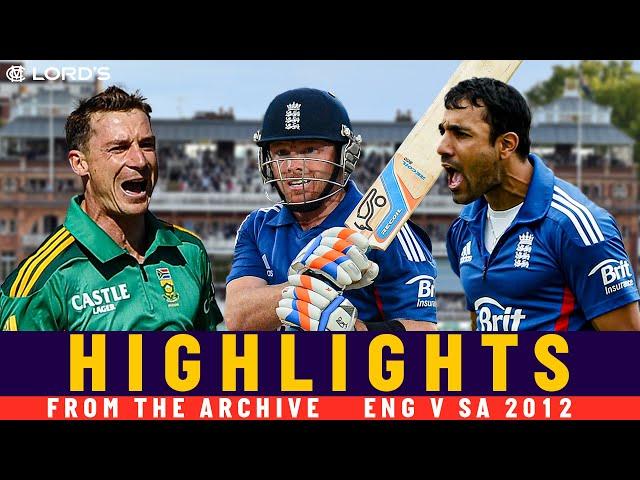 Bell Top Scores With The Bat after Tredwell's 3-Wickets! | Classic ODI | England v South Africa 2012