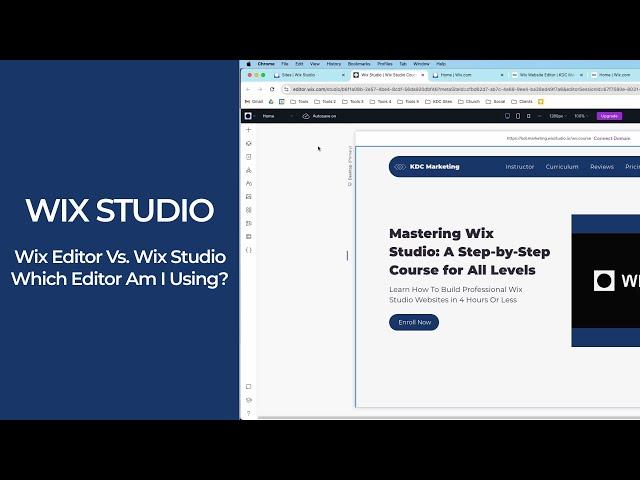 Wix Editor Vs Wix Studio | Which Editor Am I Using?