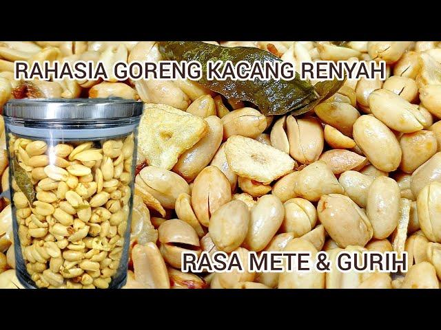 CARA MUDAH BIKIN KACANG BAWANG RASA METE RENYAH DAN GURIH BANGET