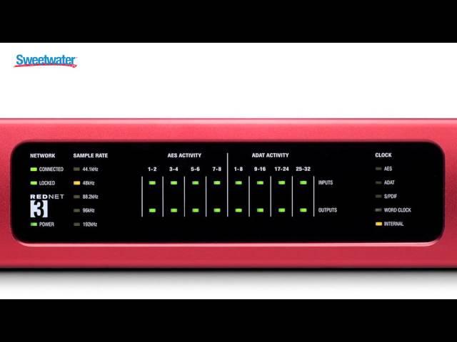 Focusrite RedNet Digital Audio Networking System Overview - Sweetwater Sound