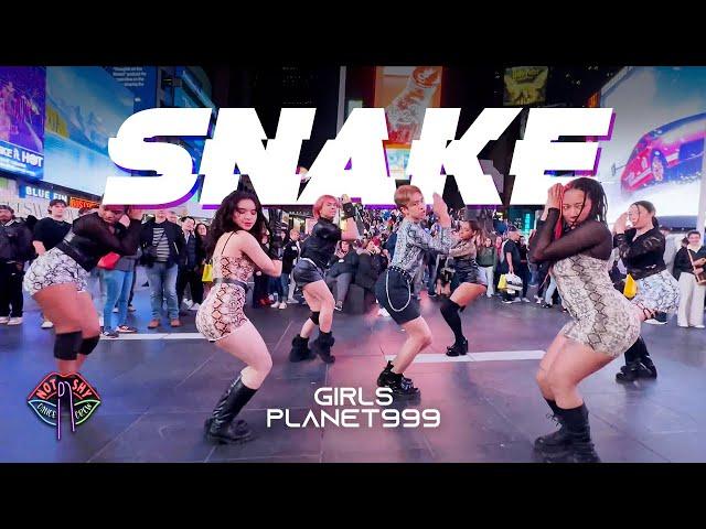 [KPOP IN PUBLIC NYC TIMES SQUARE] Girls Planet 999 Medusa 뱀(Snake) DANCE COVER BY Not Shy Dance Crew