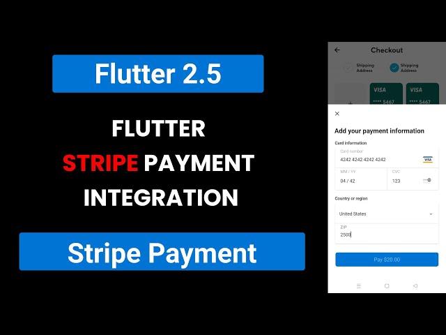 Flutter Stripe Payment Integration with null safety