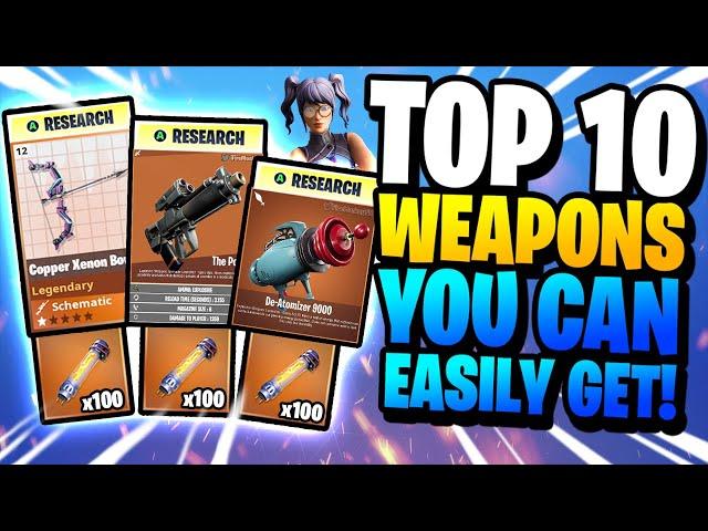 10 MUST-HAVE WEAPONS IN SAVE THE WORLD!
