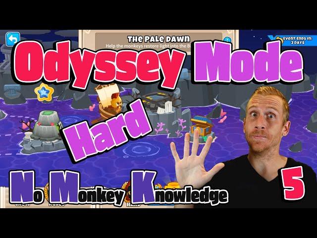 Odyssey Mode Hard No Monkey Knowledge 5! BTD6