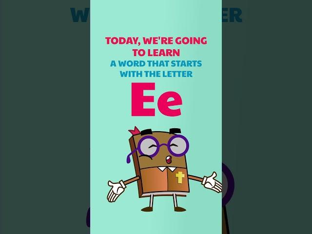 It's Little Learners Day!  Today, our little ones are exploring the letter E #abcs #kidsmoment