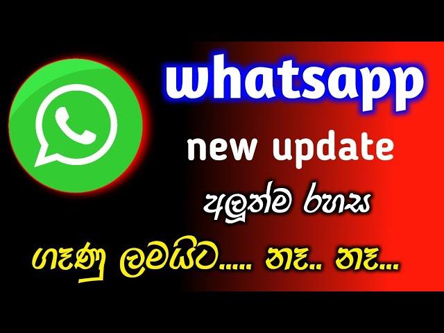 whatsapp new update | whatsapp | update | SL damiya | new  whatsapp tips  & tricks