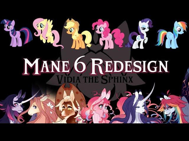 Redesign Mane 6 (My Little Pony Speedpaint)