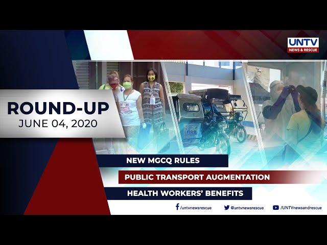 UNTV NEWS ROUNDUP: Mga balitang dapat mong malaman (June 4, 2020)