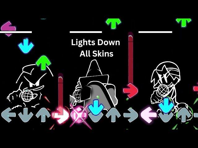 All Lights Down Skins | Vs Imposter V4 | Friday Night Funkin'