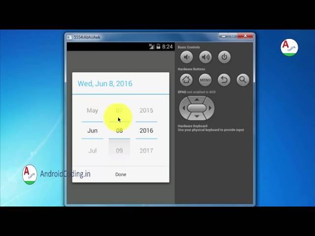 android datepicker dialog