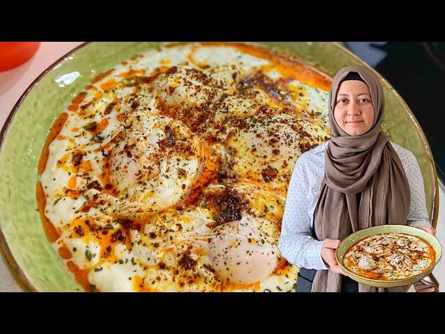 How To Make Cilbir / Turkish Eggs - Aysenur Altan