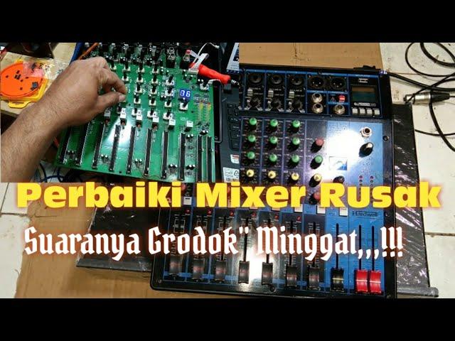 unboxing paket kiriman || PERBAIKI AUDIO MIXER suara gembrodok, noise