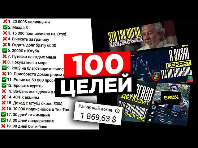 Поставил 100 Целей На 2021 Год! Сколько Я Зарабатываю на Youtube? Итоги 2020 Года!