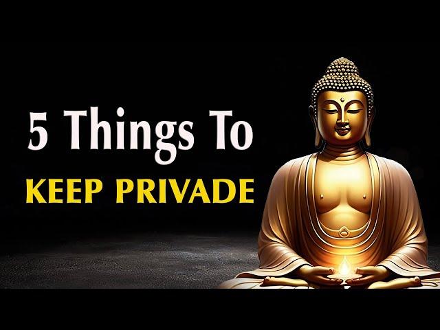 5 Things You Should Never Share | Buddhist Teachings  In Eye of wisdom