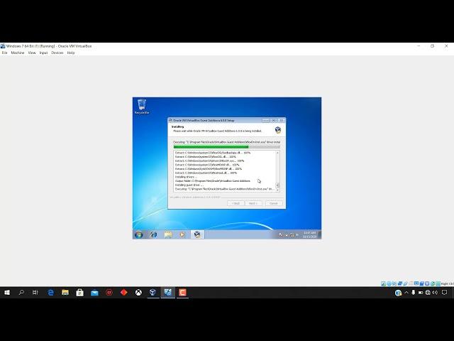 How To Make Windows 7/8/10/11 Virtual Machine Full Screen In Oracle VM VirtualBox 6.0.8  Windows 10