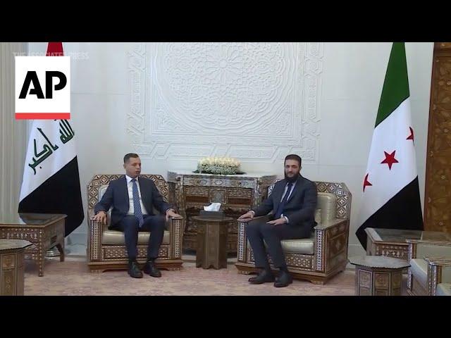 Iraqi security chief meets Syria's rebel leader in Damascus