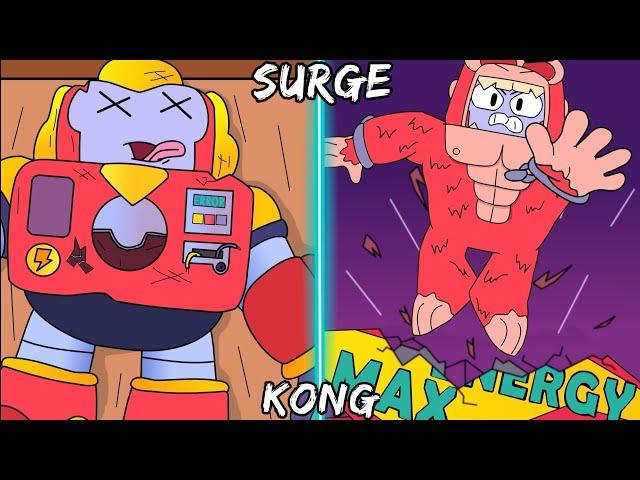 BRAWL STARS ANIMATION - SURGE KONG ORIGIN