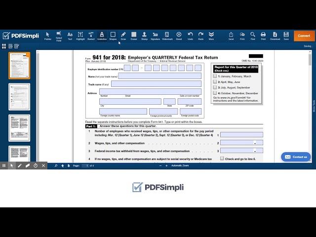 Redact, Highlight & Underline Text in PDFs @ PDFSimpli.com