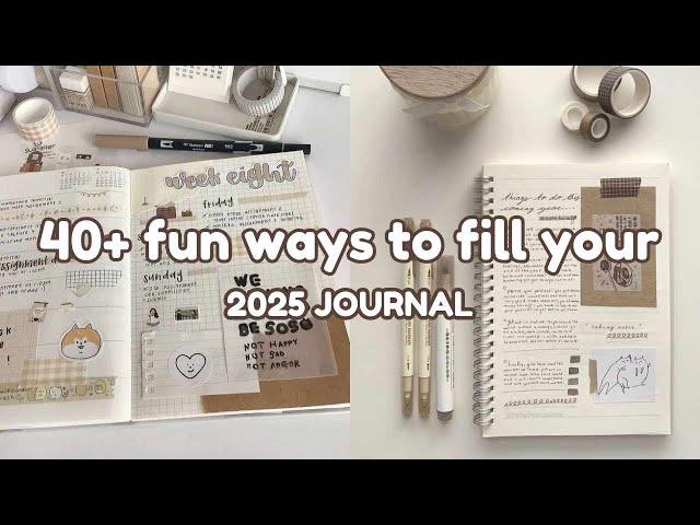 2025 journal setup ideas