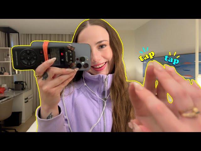 ASMR in a LUXURY HOTEL tascam tour!!