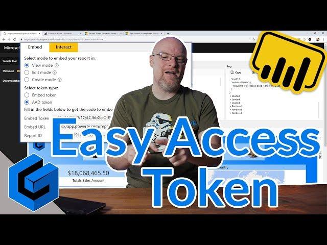 Easily get an access token for the Power BI Embedded Playground