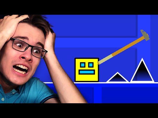 Это Getting Over It в Geometry Dash!