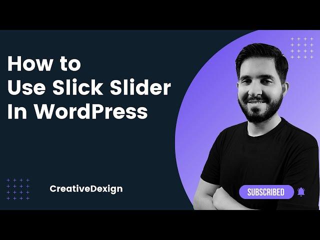 How to create a custom slider using slick slider in WordPress | Part 2 | In Hindi