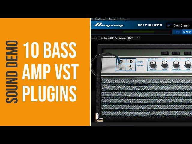 10 Bass Amp VST Plugins You Should Know - Sound Demo (no talking)