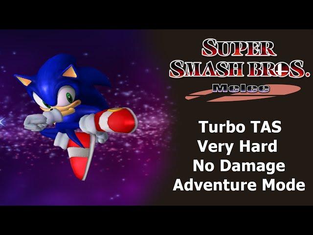 SSBM [TAS] - Sonic Adventure Mode (Turbo, Very Hard, No Damage)