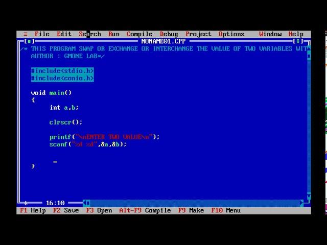 C Program to Swap or Exchange Values of Two Variables Without Third Variable || By Gmone Lab