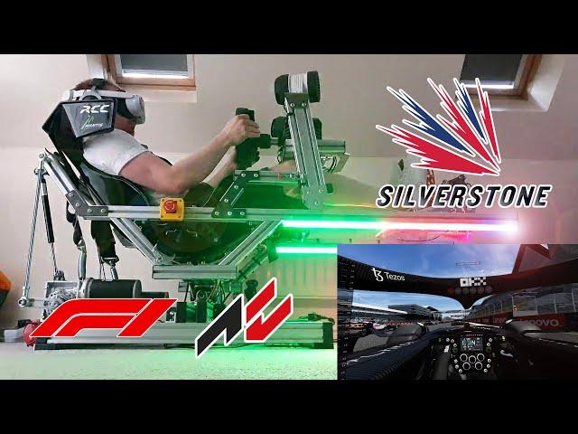 Silverstone F1 race in a 2 DOF motion simulator is INSANE!