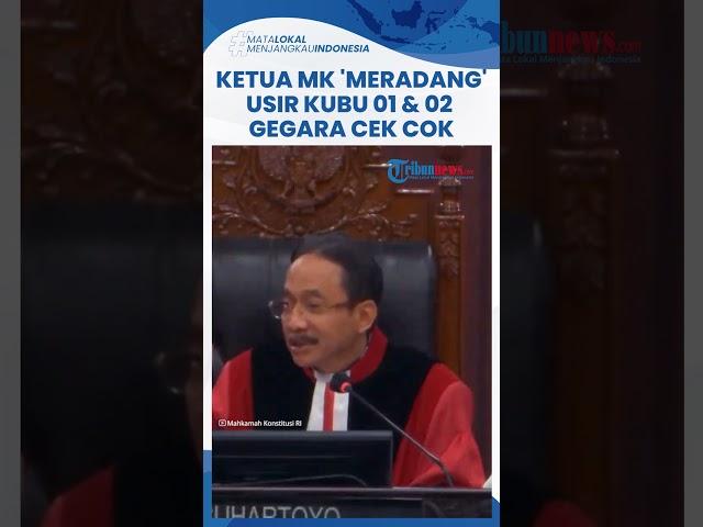 Ketua MK Suhartoyo 'Meradang', Usir Kuasa Hukum 01 dan 02 Keluar karena Saling Terlibat Cek Cok