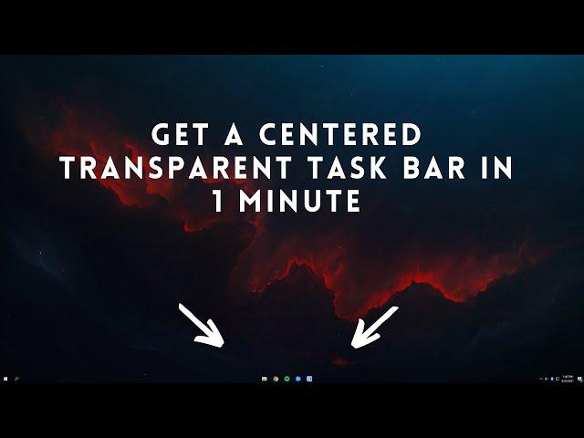 How to Make Taskbar Transparent Windows 10 and 11 (2024)