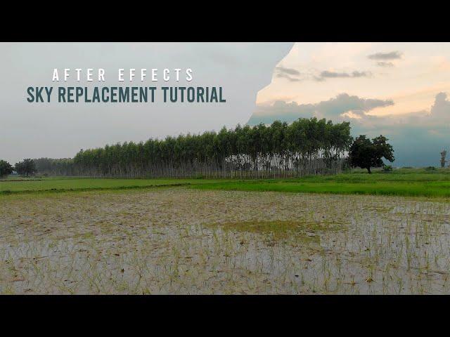 Simple Sky Replacement tutorial in After Effects  | Adobe After Effects Tutorials