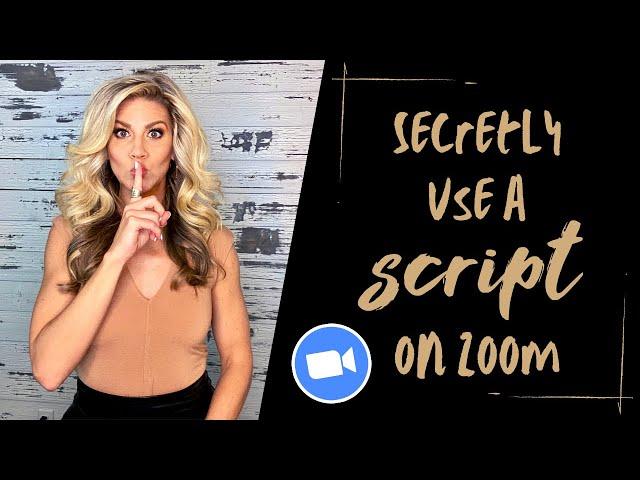 How to Use a Script on Zoom