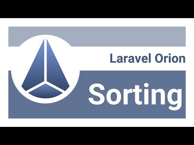 Laravel Orion - Sorting