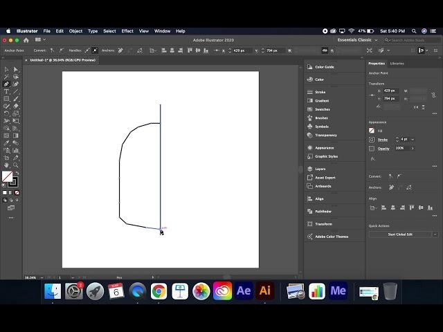 How to Make an Unusual / Irregular Shaped Object Symmetrical in Adobe Illustrator