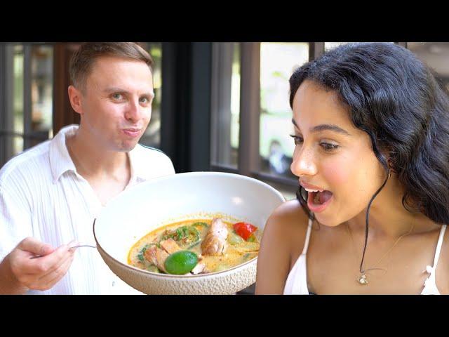 Leila Layzell SHOCKED by Indonesian Food (Chef Wayan)