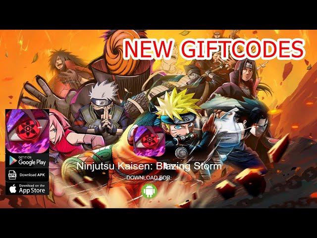 Ninjutsu Kaisen Blazing Storm New 2 Giftcodes - Naruto Action RPG Android