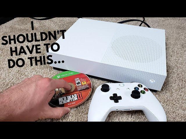 How to Play Game Discs on the DISCLESS XBOX ONE S!!