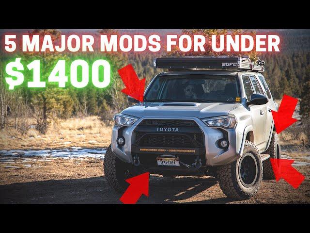 5 MAJOR Overland Mods for $1400 in 2024| (With Links!)