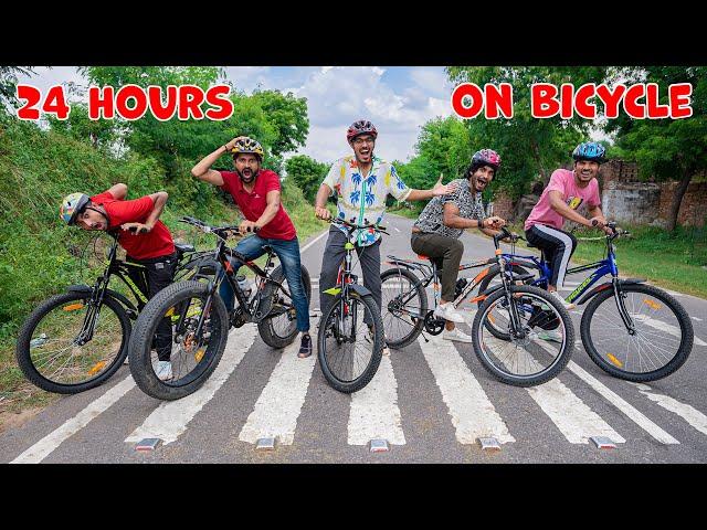 24 Hours Bicycle Challenge | क्या हम साइकिल पे 24 घंटे बिता पाएंगे? Challenge Gone Extreme