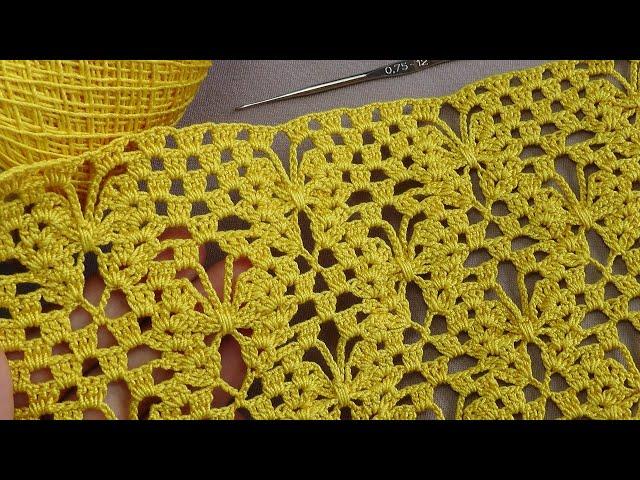 УЗОР КРЮЧКОМ бабочки ВЯЗАНИЕ для начинающих Crochet PATTERN butterflies for beginners