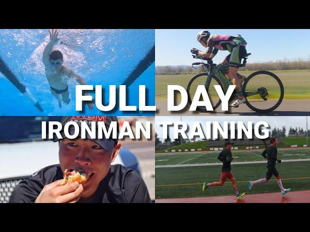 Epic Ironman Training Day: Swim, Bike, Run!