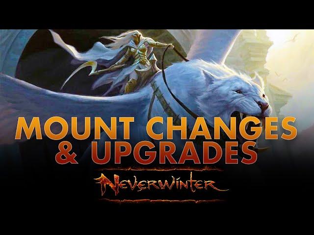 Neverwinter mount change and account wide companion