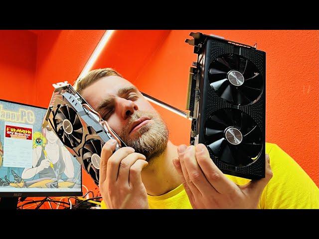 Битва RX580 8GB! Китайская JieShuo vs Sapphire Plus  Кто победит?!